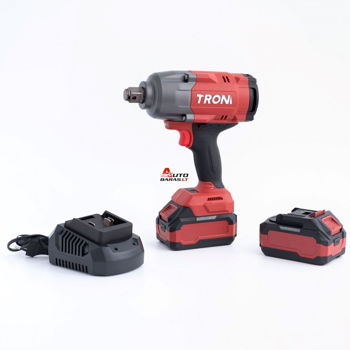 TROM Akumuliatorinis smūginis suktuvas 3/4'' 20V LI-ION 2000nm 2x6.0ah  (Tinka MAKITA 18v akumuliatoriai) 1