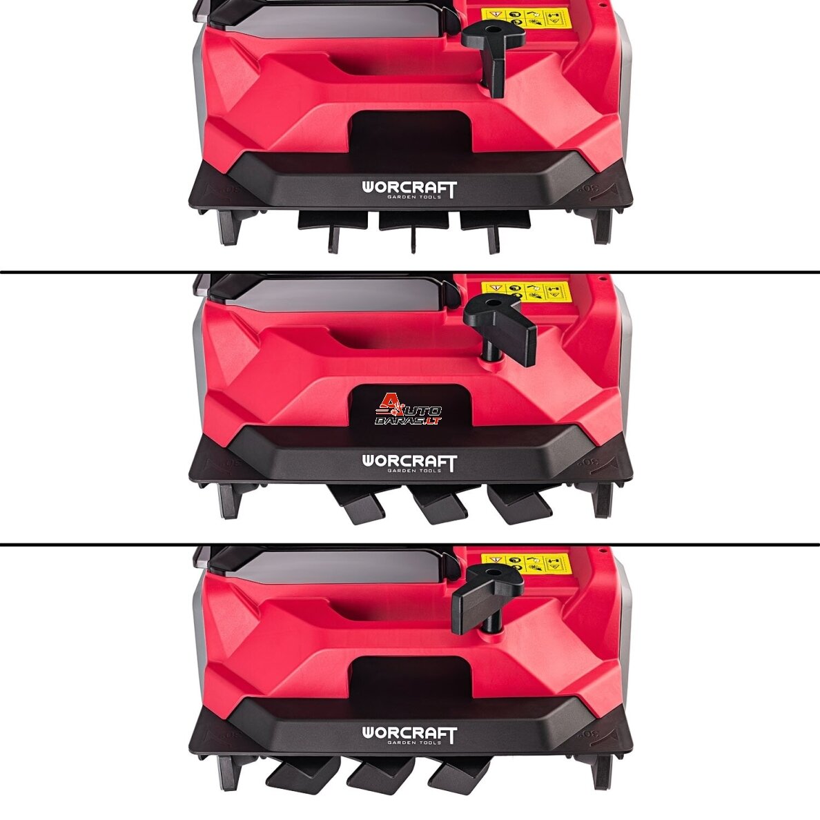 Akumuliatorinis sniego valytuvas 40V (20V+20V) LI-ION 14