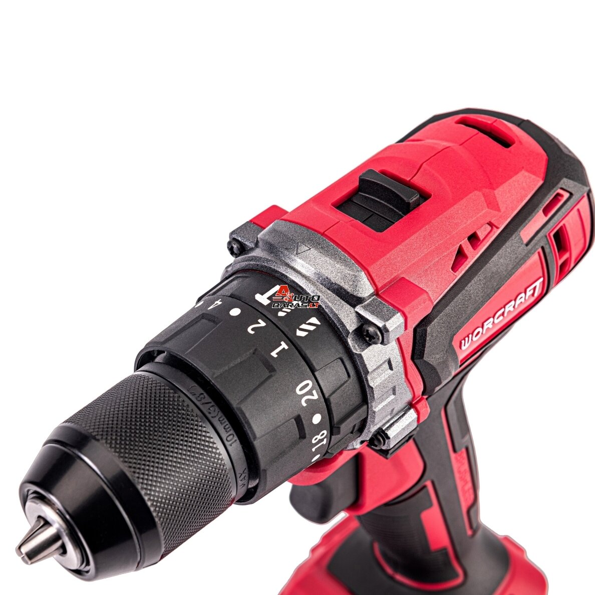 WORCRAFT Akumuliatorinis suktuvas-gręžtuvas 20V LI-ION, 2x2.0Ah (pl.dėž) CHD-S20LiB 9