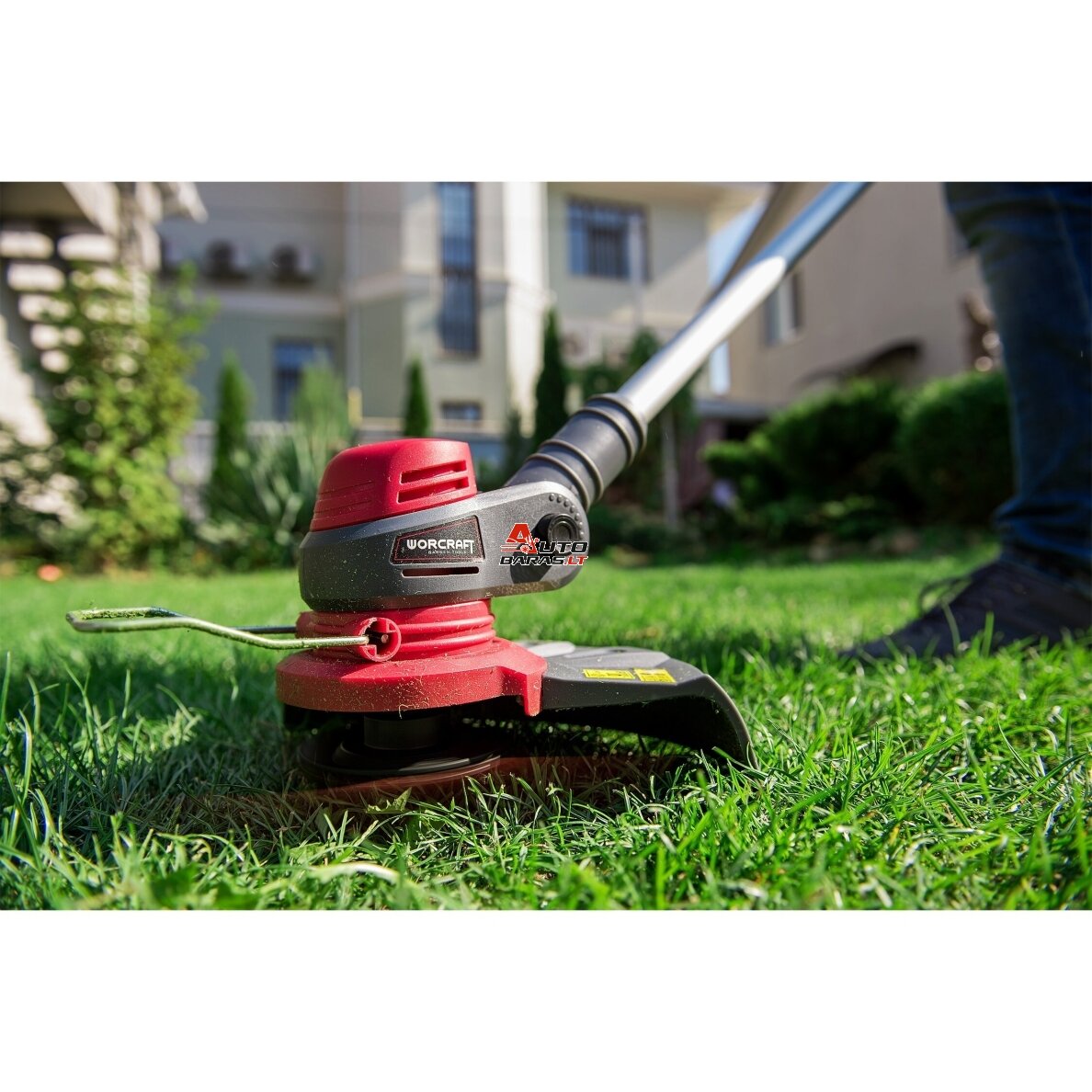 WORCRAFT Akumuliatorinis trimeris su priedais 20V LI-ION 4.0ah 11