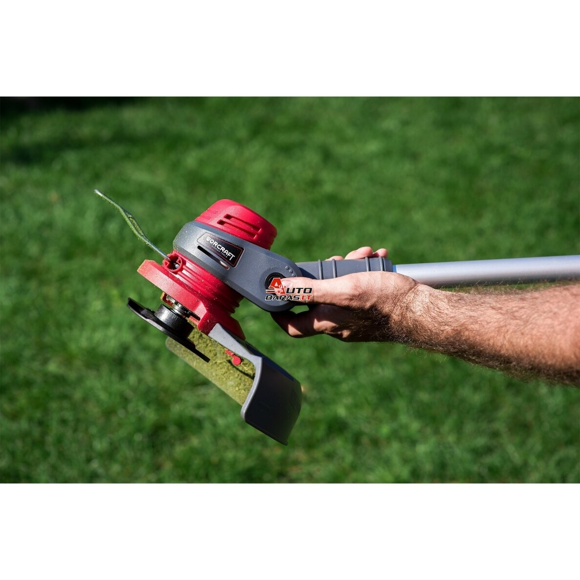 WORCRAFT Akumuliatorinis trimeris su priedais 20V LI-ION 4.0ah 13