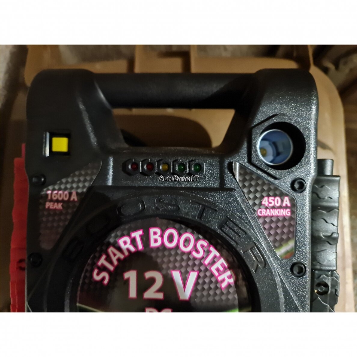 Akumuliatorinis užvedėjas (booster) PB1700E 15Ah 12V 1600A (Profesionalus) TECMEC / LEMANIA (LESA) 3