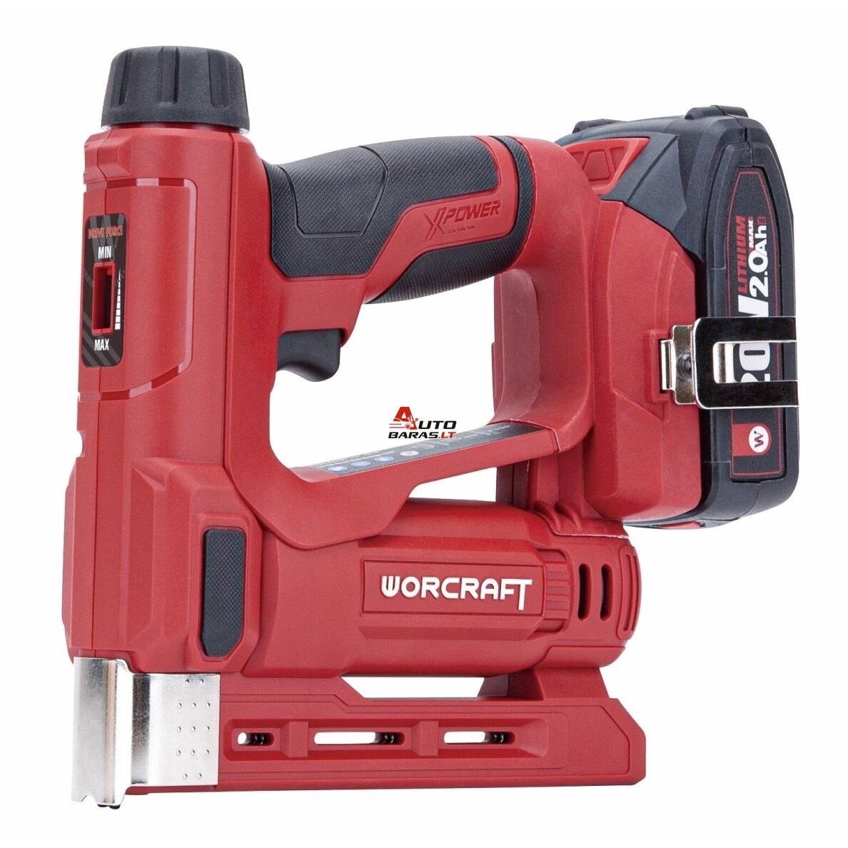 WORCRAFT Akumuliatorinis viniakalis-kabiamušis 20V 2.0Ah LI-ION