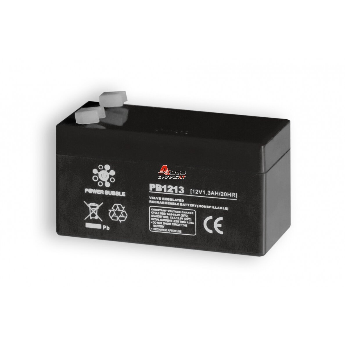 Akumuliatorius POWER BUBBLE 1.3Ah 12V