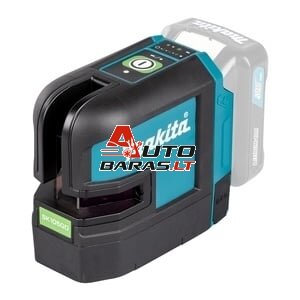 Akumuliatorinis lazerinis nivelyras kryžminis 12V Makita SK105GDZ (Be akum. ir pakrovėjo)