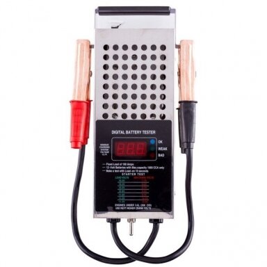Akumuliatoriaus baterijos testeris skaitmeninis 12V Akumuliatoriaus baterijos testeris skaitmeninis 12V