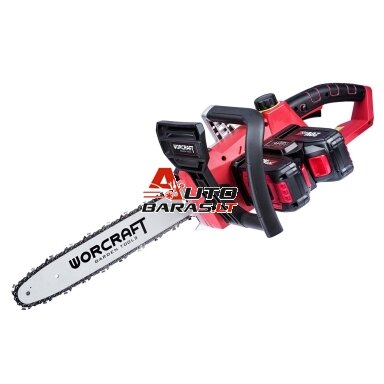 WORCRAFT Akumuliatorinis grandininis pjūklas 40V (20V+20V) LI-ION