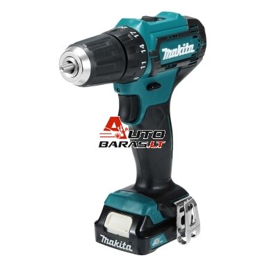 Akumuliatorinis gręžtuvas 12V 2Ah Makita DF333DWAE