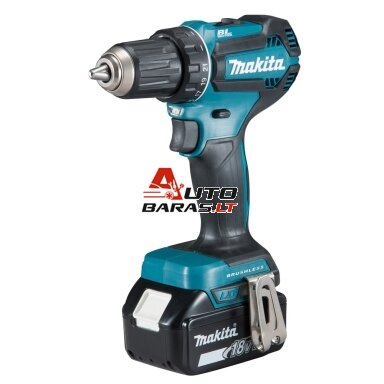 Akumuliatorinis gręžtuvas 18V 5Ah Makita DDF485RTJ