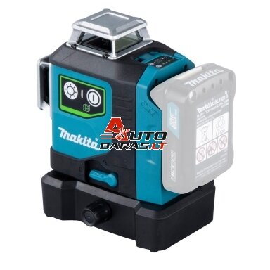 Akumuliatorinis lazerinis nivelyras 12V Makita SK700GD (Be akum. ir pakrovėjo)