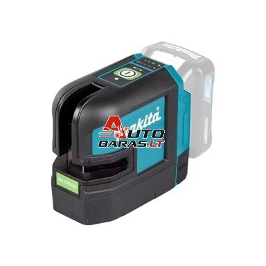 Akumuliatorinis lazerinis nivelyras kryžminis 12V Makita SK105GDZ (Be akum. ir pakrovėjo)