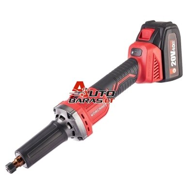 WORCRAFT Akumuliatorinis mini tiesinis šlifuoklis 6mm 20V LI-ION WORCRAFT Akumuliatorinis mini tiesinis šlifuoklis 6mm 20V LI-ION