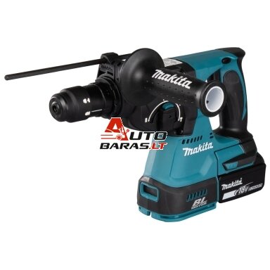 Akumuliatorinis perforatorius 18V 5Ah Makita DHR243RTJW