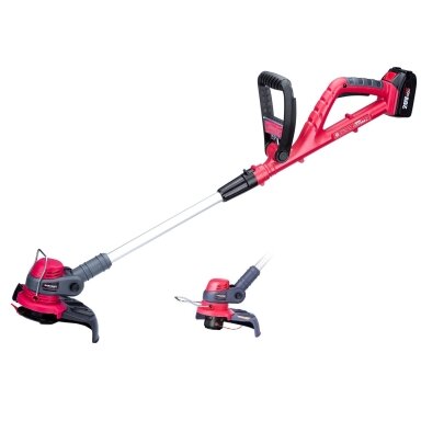 WORCRAFT Akumuliatorinis trimeris su priedais 20V LI-ION 4.0ah WORCRAFT Akumuliatorinis trimeris su priedais 20V LI-ION 4.0ah