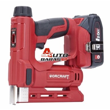 WORCRAFT Akumuliatorinis viniakalis-kabiamušis 20V 2.0Ah LI-ION WORCRAFT Akumuliatorinis viniakalis-kabiamušis 20V 2.0Ah LI-ION
