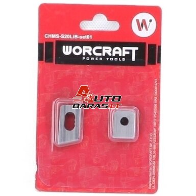 WORCRAFT Akumuliatorinių skardos pjovimo žirklių CHMS-S20LiB Pjovimo ašmenys 2vnt. WORCRAFT Akumuliatorinių skardos pjovimo žirklių CHMS-S20LiB Pjovimo ašmenys 2vnt.