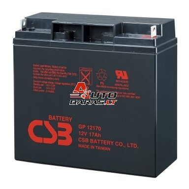 Akumuliatorius (AGM) CSB 17Ah 12V F3 VRLA (GP12170)