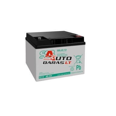 Akumuliatorius (AGM) SSB SBL (40Ah, 12V, F13 M6, VRLA) Akumuliatorius (AGM) SSB SBL (40Ah, 12V, F13 M6, VRLA)