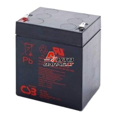 Akumuliatorius CSB (4.5Ah, 12V, F1) Akumuliatorius CSB (4.5Ah, 12V, F1)