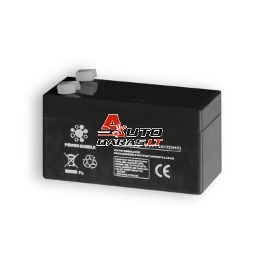 Akumuliatorius POWER BUBBLE 1.3Ah 12V Akumuliatorius POWER BUBBLE 1.3Ah 12V