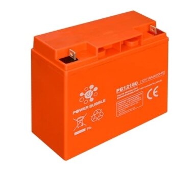 Akumuliatorius POWER BUBBLE 18Ah 12V PREMIUM Akumuliatorius POWER BUBBLE 18Ah 12V PREMIUM