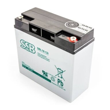 Akumuliatorius SSB SBL (18 Ah, 12V) Akumuliatorius SSB SBL (18 Ah, 12V)