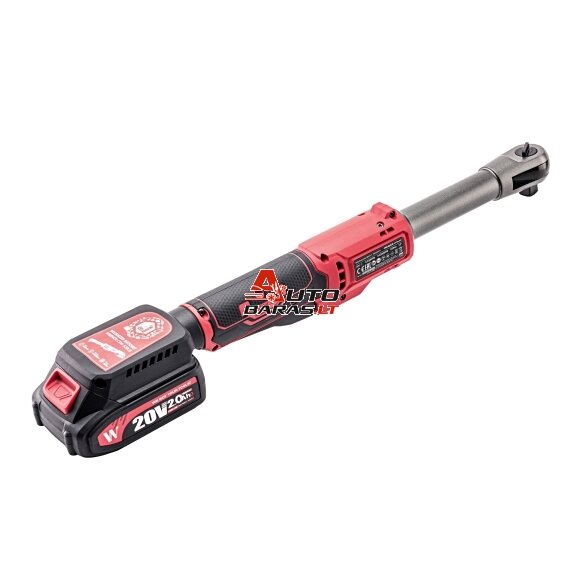 Akumuliatorinė smūginė terkšlė WORCRAFT 1/2" 20V LI-ION 1