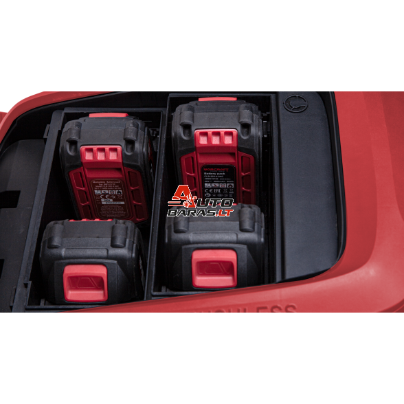 Akumuliatorinė vejapjovė savaeigė WORCRAFT 40V (20V/4vnt) LI-ION 1