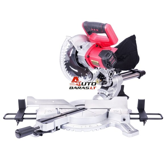 Akumuliatorinės skersinio pjovimo staklės WORCRAFT 185mm 20V LI-ION 3