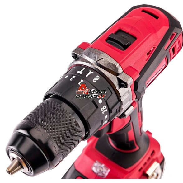 WORCRAFT Akumuliatorinio suktuvo-gręžtuvo ir smūginio suktuvo rinkinys 20V LI-ION (XCUBE dėžė) 5
