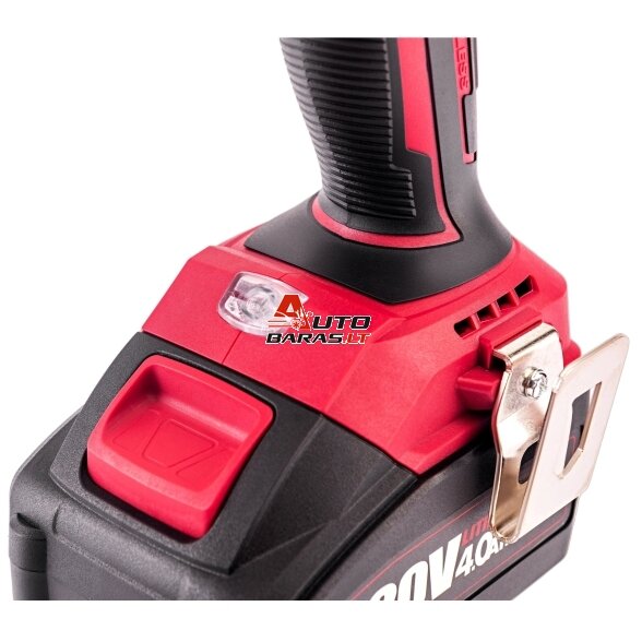 WORCRAFT Akumuliatorinio suktuvo-gręžtuvo ir smūginio suktuvo rinkinys 20V LI-ION (XCUBE dėžė) 7
