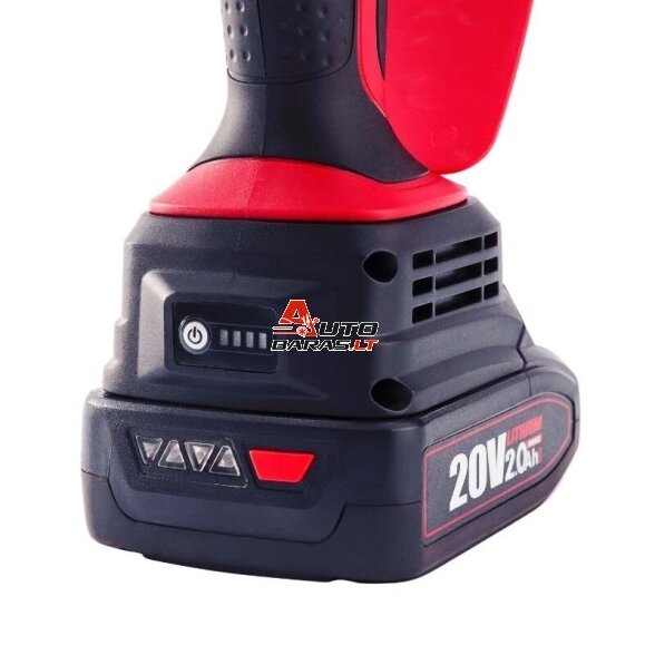 Akumuliatorinis grandininis mini pjūklas WORCRAFT 20V LI-ION (Be akumuliatoriaus ir kroviklio) 6