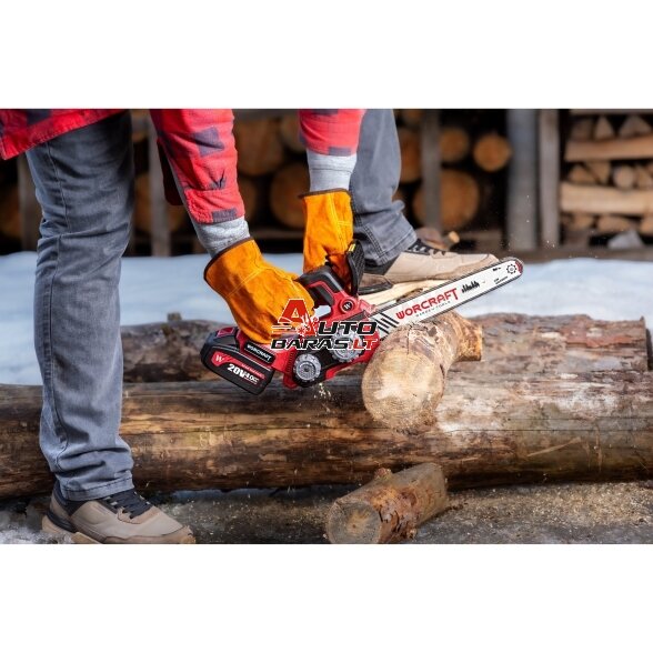 WORCRAFT Akumuliatorinis grandininis pjūklas 20V LI-ION 24