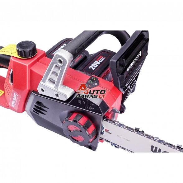 WORCRAFT Akumuliatorinis grandininis pjūklas 40V (20V+20V) LI-ION 4