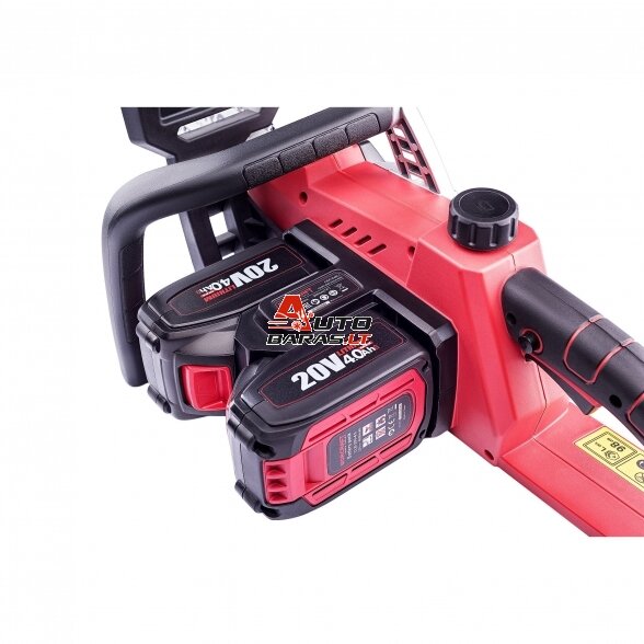 WORCRAFT Akumuliatorinis grandininis pjūklas 40V (20V+20V) LI-ION 6