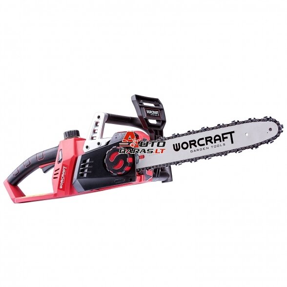 WORCRAFT Akumuliatorinis grandininis pjūklas 40V (20V+20V) LI-ION 3