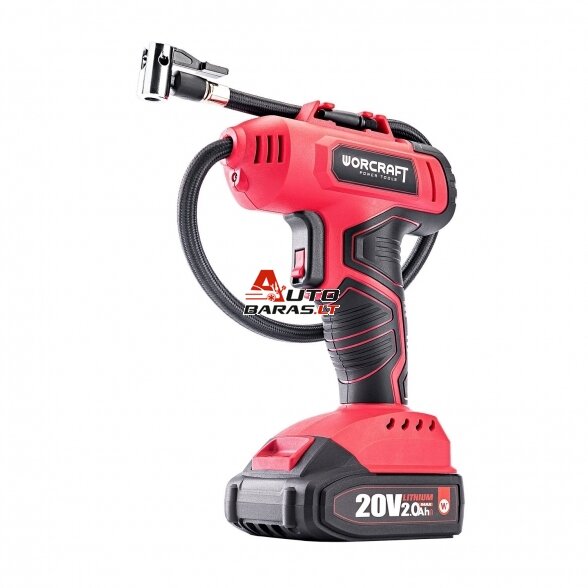 WORCRAFT Akumuliatorinis kompresorius 20V LI-ION 1
