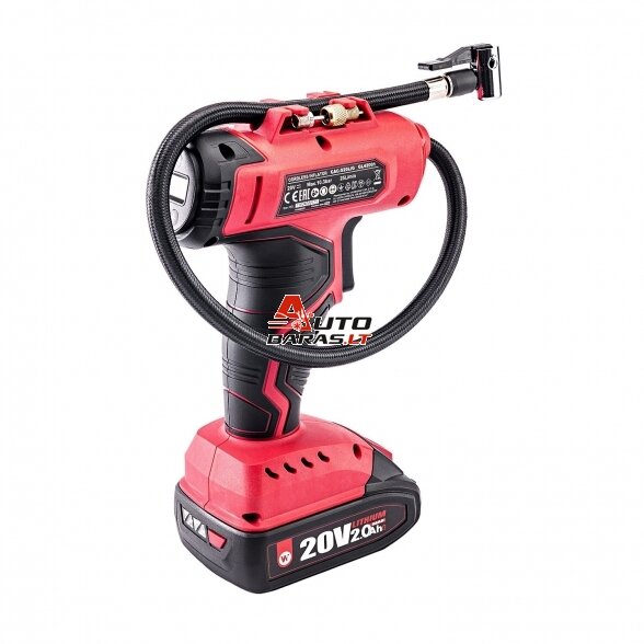 WORCRAFT Akumuliatorinis kompresorius 20V LI-ION 4