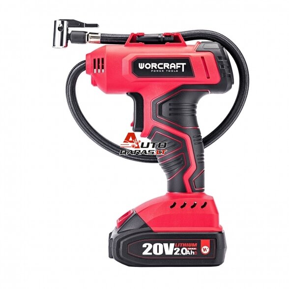 WORCRAFT Akumuliatorinis kompresorius 20V LI-ION 5