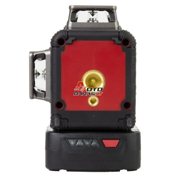 WORCRAFT Akumuliatorinis kryžminių linijų nivelyro 3x3D rinkinys (žalias lazeris) 20V LI-ION (XCUBE dėžė) 4