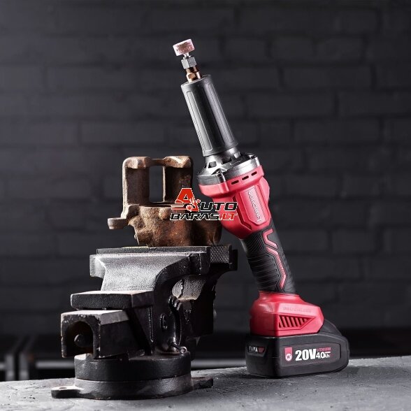 WORCRAFT Akumuliatorinis mini tiesinis šlifuoklis 6mm 20V LI-ION 7