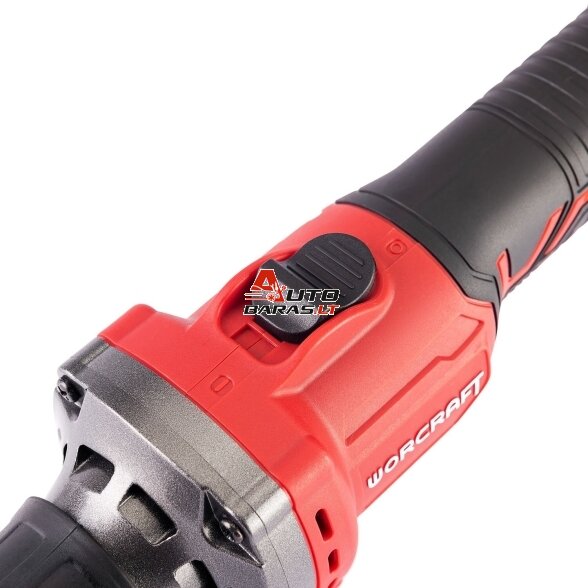 WORCRAFT Akumuliatorinis mini tiesinis šlifuoklis 6mm 20V LI-ION 4