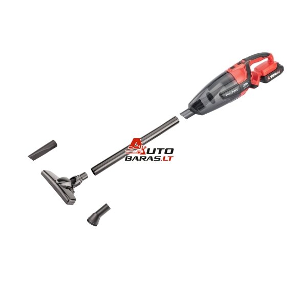Akumuliatorinis siurblys WORCRAFT 20V LI-ION (Be akumuliatoriaus ir kroviklio) 1