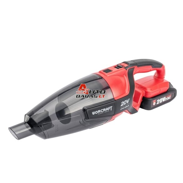 Akumuliatorinis siurblys WORCRAFT 20V LI-ION (Be akumuliatoriaus ir kroviklio) 2