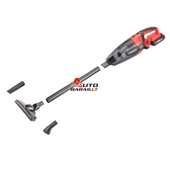 Akumuliatorinis siurblys WORCRAFT 20V LI-ION 1
