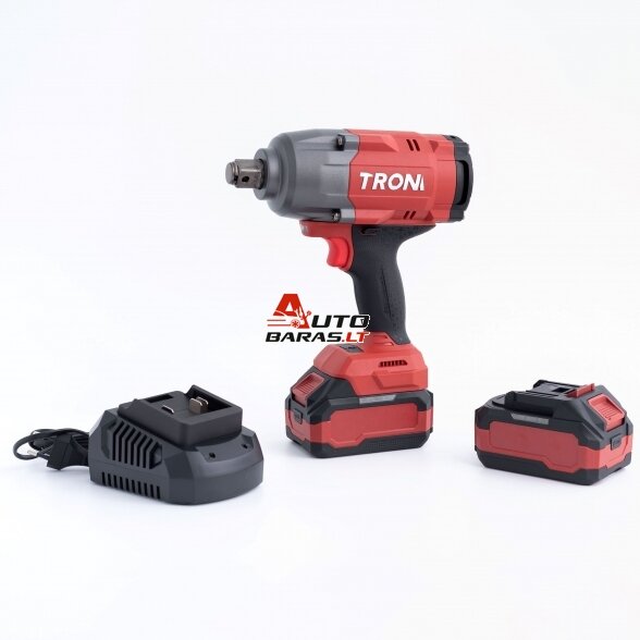 TROM Akumuliatorinis smūginis suktuvas 3/4'' 20V LI-ION 2000nm 2x6.0ah  (Tinka MAKITA 18v akumuliatoriai) 1