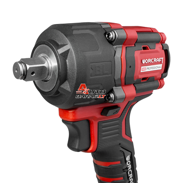 Akumuliatorinis smūginis veržliasukis 1/2'' 750Nm WORCRAFT 20V LI-ION (plastikinė dėžė) 4