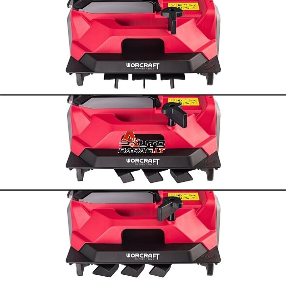Akumuliatorinis sniego valytuvas 40V (20V+20V) LI-ION 14