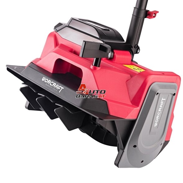 Akumuliatorinis sniego valytuvas WORCRAFT 40V (20V+20V) LI-ION (Be akumuliatoriaus ir kroviklio) 12