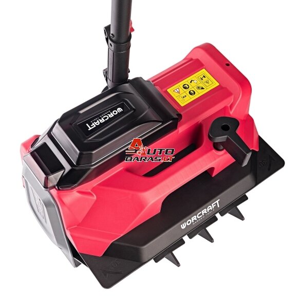 Akumuliatorinis sniego valytuvas WORCRAFT 40V (20V+20V) LI-ION (Be akumuliatoriaus ir kroviklio) 6
